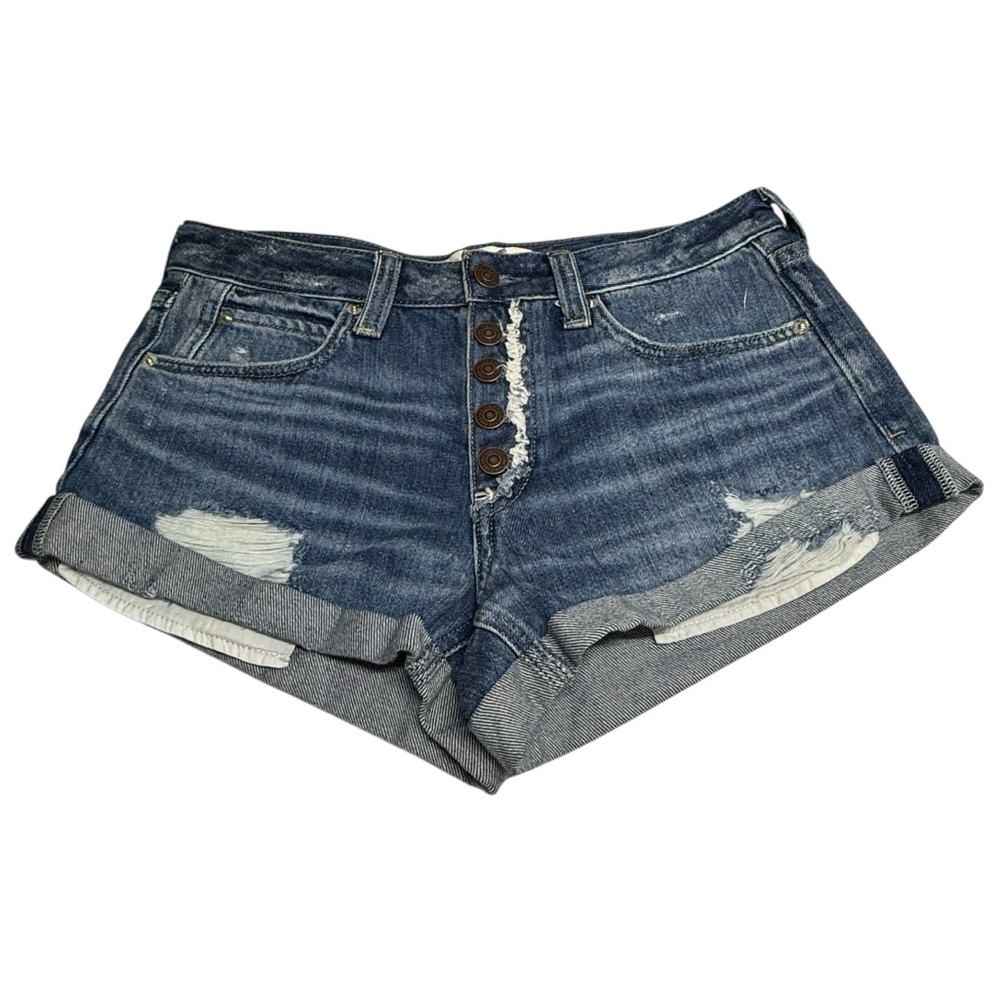 NWT We the Free Distressed Beach Break Jean Shorts Size 26